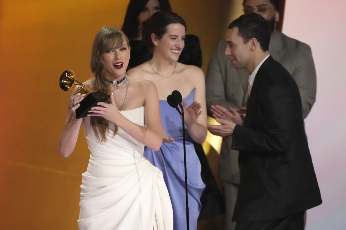 Grammys are Swift's world on a night when women like Cyrus, Mitchell and Chapman also shine | News, Sports, Jobs - Vimarsana News